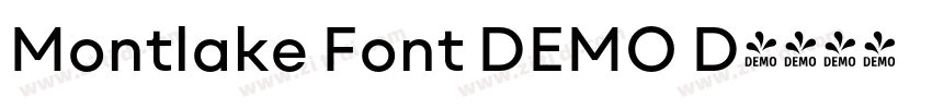 Montlake Font DEMO D字体转换